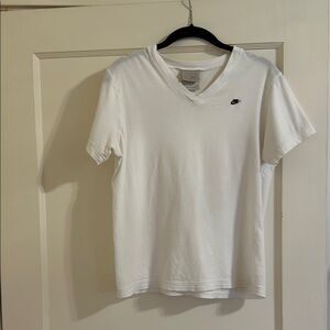 Nike Classic White V-Neck Tee